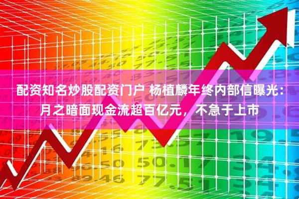 配资知名炒股配资门户 杨植麟年终内部信曝光：月之暗面现金流超百亿元，不急于上市